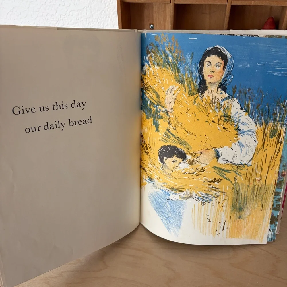 VINTAGE | The Lord’s Prayer Children’s Illustrated Hardcover Book